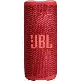 JBL Grip Altavoz Bluetooth Portátil 16W, IP68 a Prueba de Agua y Polvo, 14h Autonomía, Luz Ambiental, Sonido JBL Pro, Color Rojo